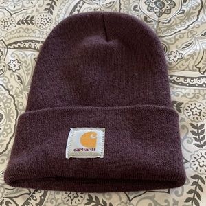 Purple carhartt beanie
